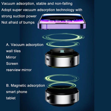 🔥SUMMER HOT SALE 49% OFF🔥Double-Sided Phone Holder: Innovative Dual Suction Cup and Magnetic Design